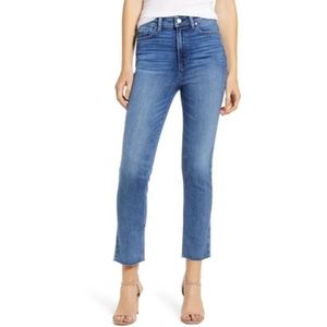 Paige High Rise Sarah Slim Crop Jeans Size 24